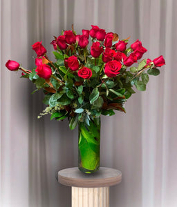 Classic Rose Vase Arrangement