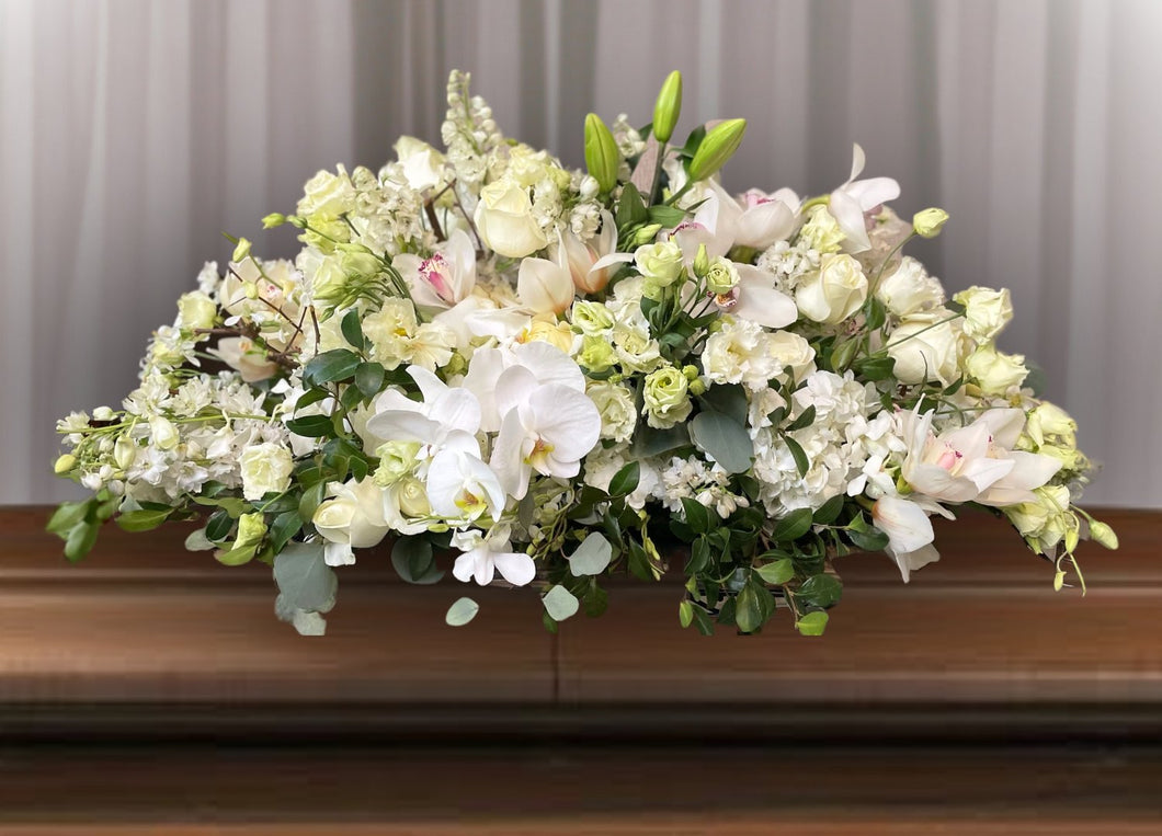 Graceful Casket Spray – Available in Two Sizes