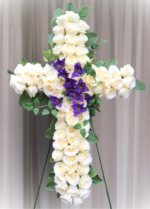 Floral Cross Tribute