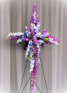 Floral Cross Tribute